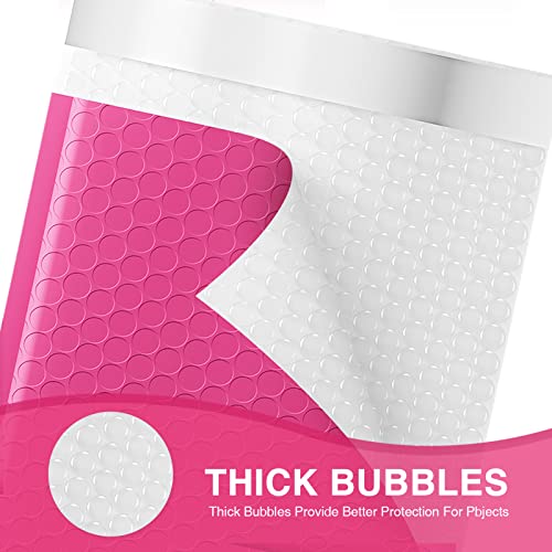 Metronic Bubble Mailer 6X10 Inch 50 Pack, Pink Bubble Mailers, Self-Seal Adhesive,Waterproof,Cushioning Shipping Bags, Padded Envelopes, Bubble Envelopes For Mailing, Packaging For Small Business #TOP2