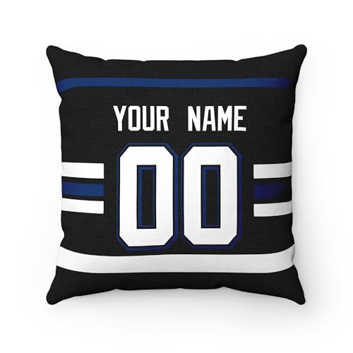 Image of ANTKING Tampa Bay Throw Pillow Personalized Custom Any Name and Number for Men Women Boy Gifts