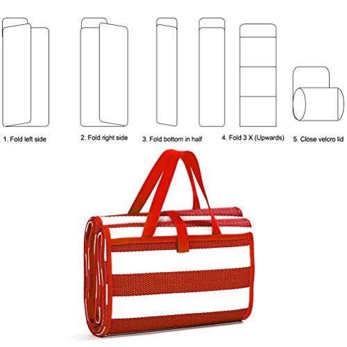 Reversible Mats - Indoor/Outdoor Plastic Straw Rugs, Modern Outdoor Area Rug for Patios Clearance, Outside Mat for RV Camping, Picnic, Beach, Backyard, Deck, Trailer (5' x 6.5') - Image 3