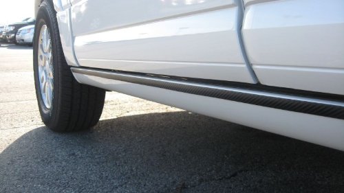 312 Motoring Fits 2007-2012 Toyota Yaris Carbon Fiber Rocker Trim Moldings 2Pc 2008 2009 2010 2011 07 08 09 10 11 12 #TOP3