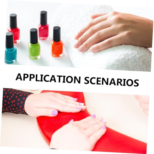 Repose-mains pour ongles en cuir PU antidérapant confortable lot de 2 - 5