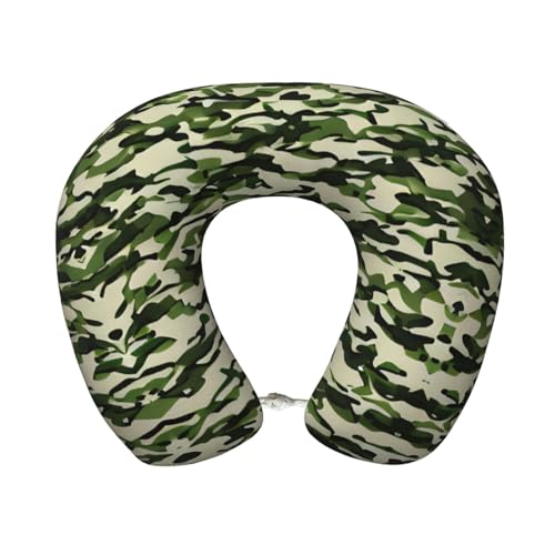 Almohada de viaje de poliéster negra cervical miniatura 1