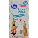 Great Value Ice Cream Sugar Cones, 12 count