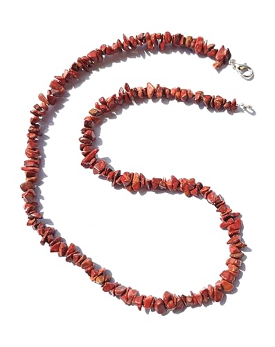 Juego de joyas de jaspe rojo para lucir un estilo sofisticado a diario 3