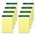 TOPS Docket Writing Tablet, 5 x 8 Inches, Perforated, Canary, Narrow Rule, 50 Sheets per Pad, 8 Pads per Pack (99606)