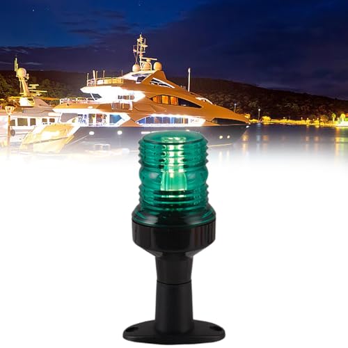 QccHieUs Luz de Sinal para Barco, Iate, Vela, Mastro E Luzes Ao Redor, Peças de Reposição de Luz de