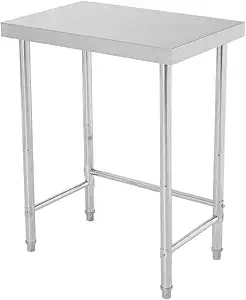 Stainless Steel Table 18x28 Inch, Stainless Steel Kitchen Prep Table, Commercial Utility Work Table