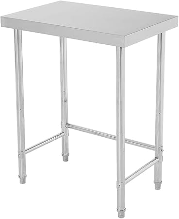 Stainless Steel Table 18x28 Inch, Stainless Steel Kitchen Prep Table, Commercial Utility Work Table