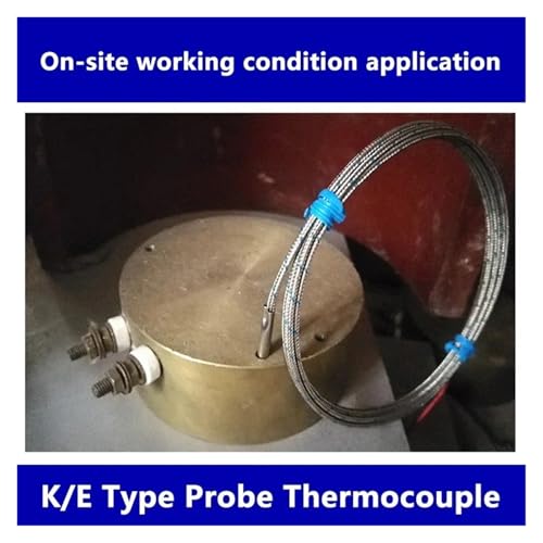 Termopar tipo K de 5m con cable de aguja para medir temperatura de 0 a 600 ℃ 5