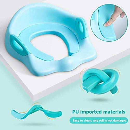 Potty Seat voor peuters Stevige Potty Seat Child Potty Training Seat Baby Cushion Armrest Rugleuning Toilertrainer… - Afbeelding 5