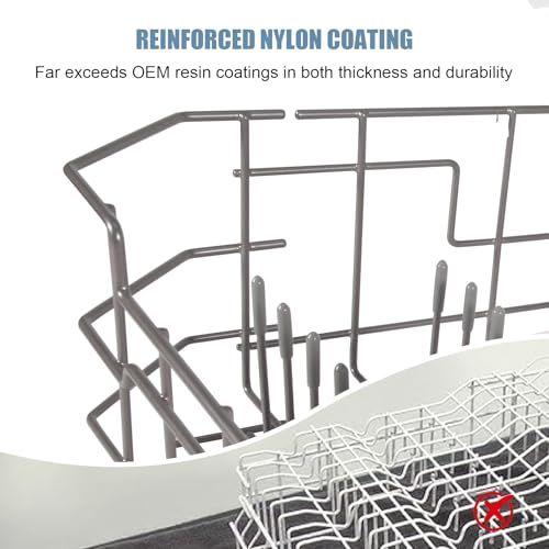 Image of DW80R2031US /DW80M2020US Upper Rack Compatible with Samsung Dishwashers | Fits DW80N3030US, DW80N3030UB, DW80N3030UW, DW80R2031UG, DW80R2031UW. Part numbers: DD82-01385B. (21.6 inch x 20.8 inch)