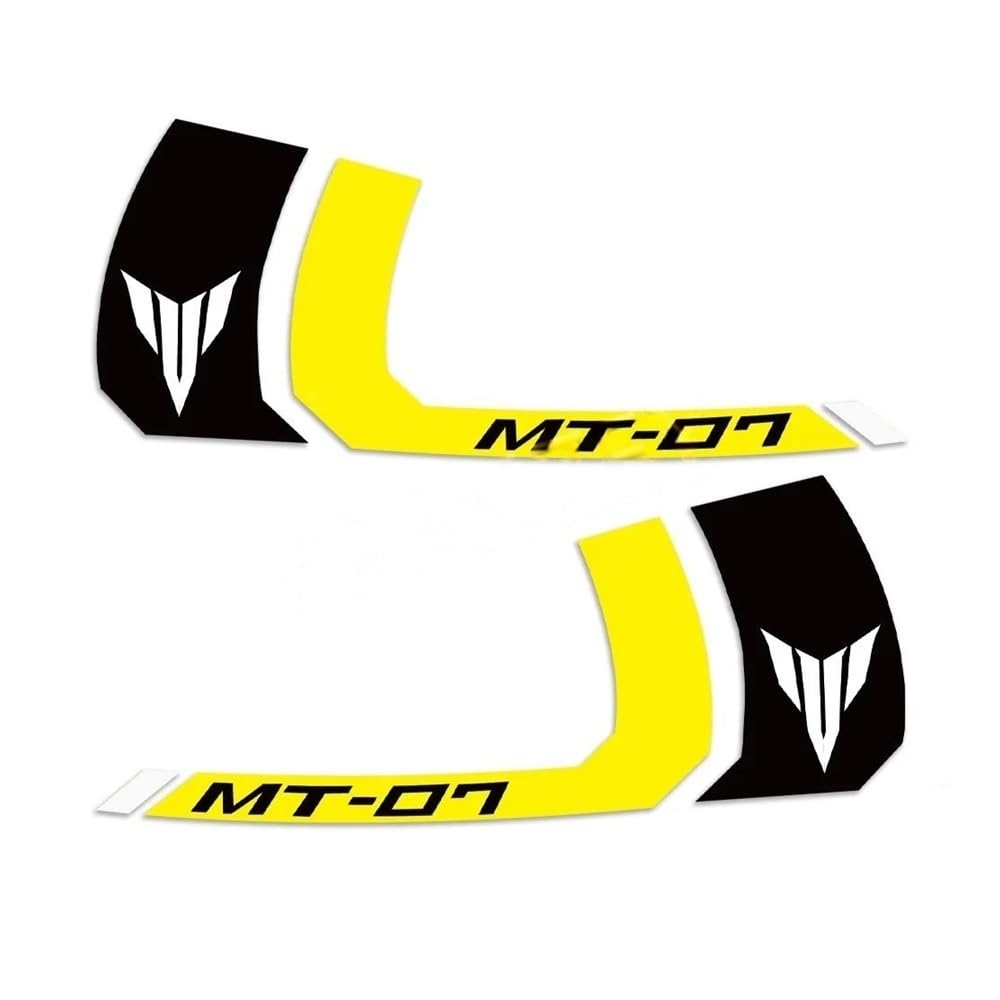 Motorbike Tank Protector Motorcycle Fuel Tank Sticker Stripe Decal Accessories for MT-07 MT07 Mt 07 Pad Stickers