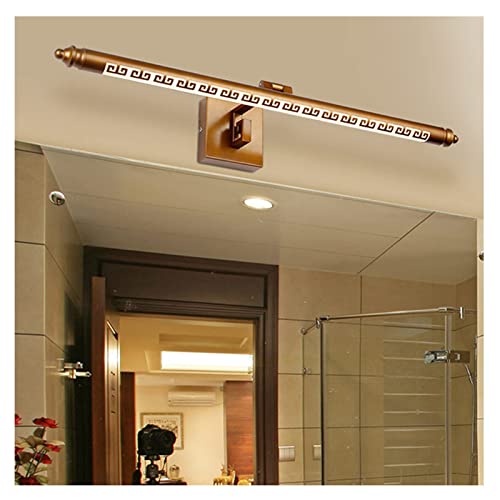 Miroir salle de bain style européen doré pour maison et appartement moderne