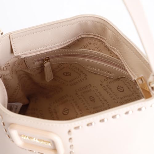 Sac en cuir saffiano élégant pour en finir avec les sacs déformés - 4