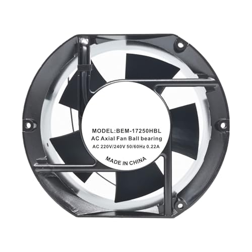 Ventilateur refroidissement 17cm double fréquence 50/60Hz stable 0,22A