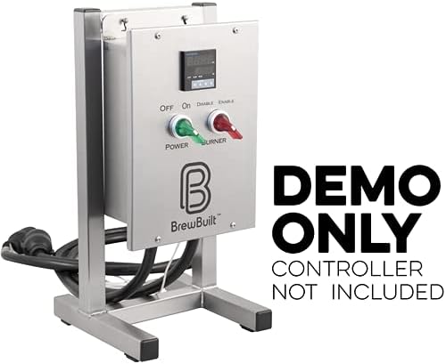 STAND ONLY BrewBuilt™ Table Top Electric Brewing Controller Stand - Stainless Steel BE580 for the HLT Hot Liquor Tank and BVC Boil Vigor Controllers