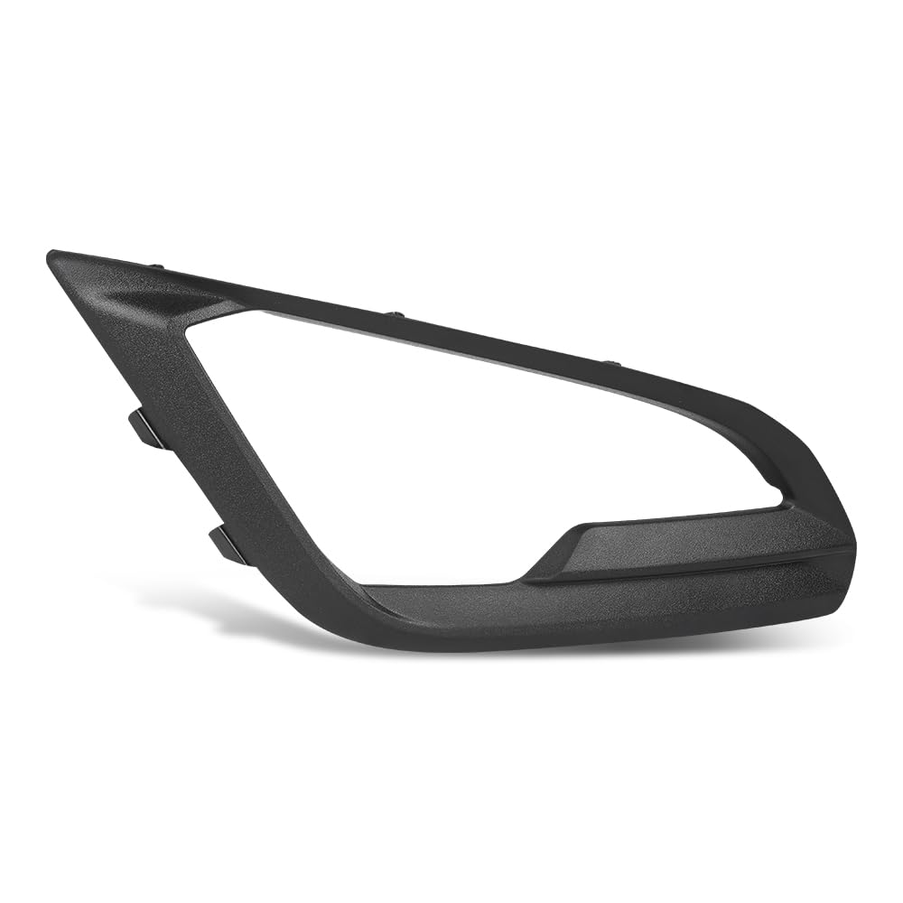 LQI Front Fog Light Cover Lamp Bezel Right Side Compatible with Ford EcoSport 2018-2021 N1Z15266AA, FO1039185 Black