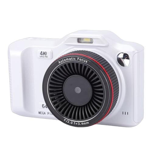 Appareil photo numérique WiFi avec vidéo 4K, zoom 18X et batterie 1200mAh