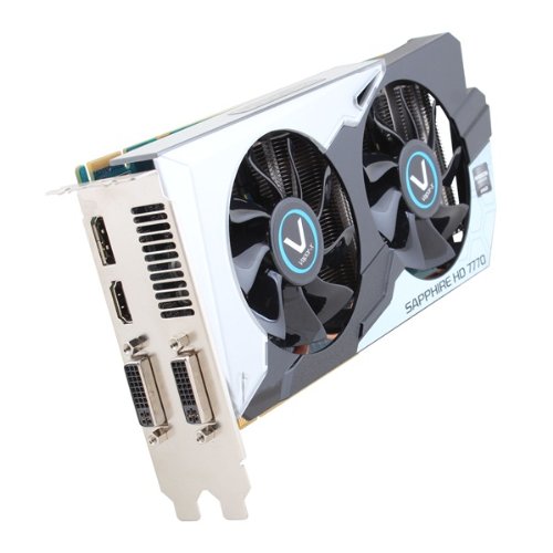Sapphire Radeon Vapor-X Hd 7770 Ghz Oc 1 Gb Ddr5 Dvi-I/Dvi-D/Hdmi/Dp Pci-Express Graphics Card (11201-05-20G) #TOP1
