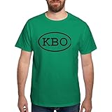 CafePress KBO Oval Dark T Shirt Men's Traditional Fit White Casual Tshirt