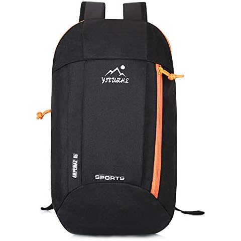 Elonglin Ultra Lightweight Foldable Small Hiking Backpack Daypack Men Women Kids Travel Backpack for Outdoor Sports Camping Mountaineering Walking Cycling Climbing Trekking Rucksacks Black Cover