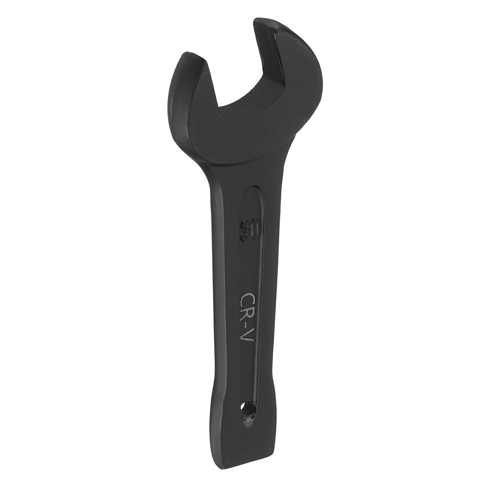 sourcing map Open End Striking Wrench 30mm Metric CR-V Steel Single Open Spanner Baking Paint U Shape Head Wrench Hand Tool for Mechanical Automotive Repair
