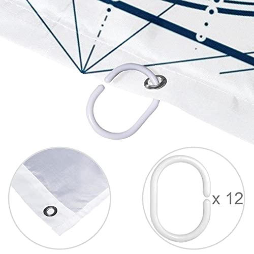 Rideau de douche ours imperméable grand format coloré