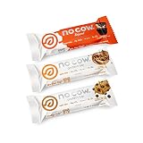 No Cow Protein Bars, Peanut Butter Lovers Pack, 20g Plant Based Vegan Protein, Keto Friendly, Low Su