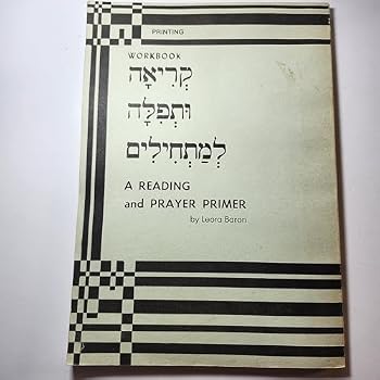 Paperback A reading and prayer primer: Workbook (English and Hebrew Edition) Book