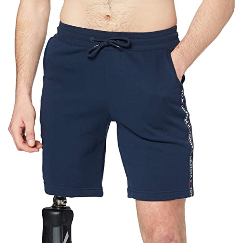 Tommy Hilfiger Herren Sweatshorts Kurz, Blau (Navy Blazer), S