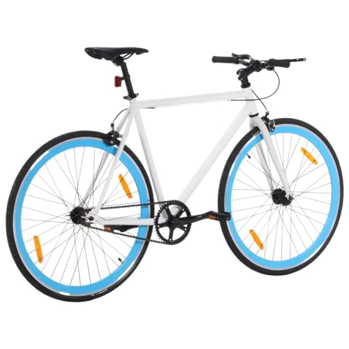 Fixed Gear Bike - Leichtes Single Speed Road Pendler Fahrrad mit Flip-Flop Nabe für Urban Riding, 700c 59cm