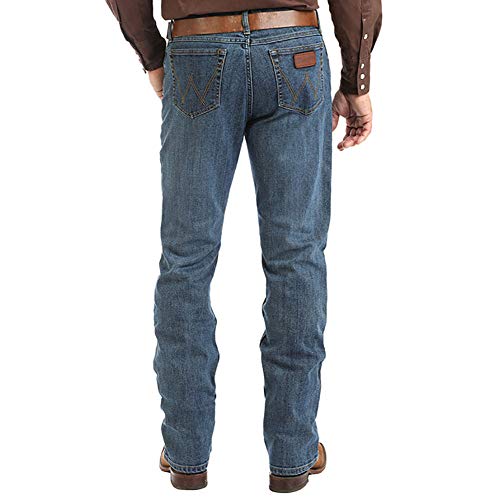 Wrangler Herren 20x Competition Active Flex Slim Fit Jeans, Steinblau, 32W / 32L – Ansicht 1