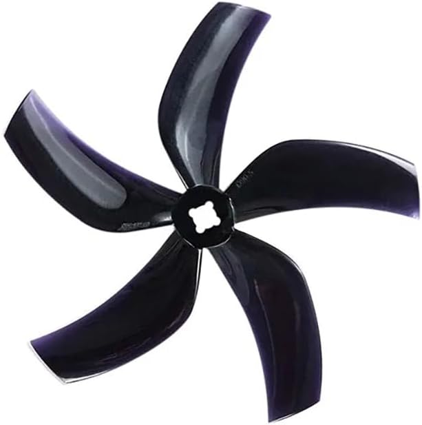 SPARKHOBBY Gemfan D90 90mm 5-Blade High Efficiency Propeller for Mini FPV 3.5 Inch Cinewhoop Freestyle Toothpick Ducted Racing Drones Parts (2pairs D90-5 Black)