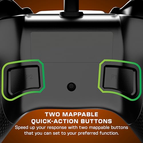 Turtle Beach REACT-R Controller Wired Game Controller – Xbox Series X, Xbox Series S, Xbox One & Windows – Audio Controls, Mappable Buttons, Textured Grips – Black