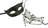 KAYSO INC Original Lover's Collection - Couple's Masquerade Mask Set, XXII