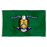 Aihccy U.S. Department of the Treasury Flag Banner with Brass Grommets 3x5Feet