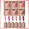 Barra de Rubor Crema, Barra de Rubor de Maquillaje con Acabado Mate de Apariencia Natural, Rubor para Mejillas Hidratante, de Larga Duración, Ligero y Mezclable (#6 Bronze Glow, 1 Pieza) 0.18 Onzas Líquidas (Paquete de 1) 6