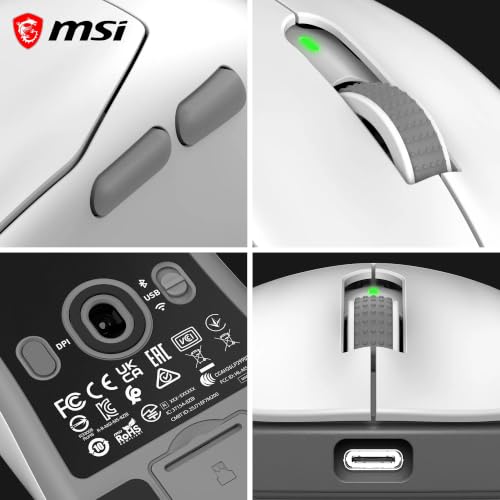 Ratón MSI Forge GM340 W RF Wireless 16000 DPI Dpi Ajustable - vue 7