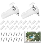 DNIUAXZ 30 Pack L 5766 Window Screen Clips with 30 Screws, Window ...