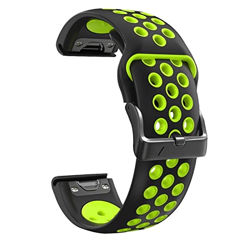 Bracelet silicone 26 mm compatible Garmin Descent Mk1 MK2i Fenix 5X Plus montre