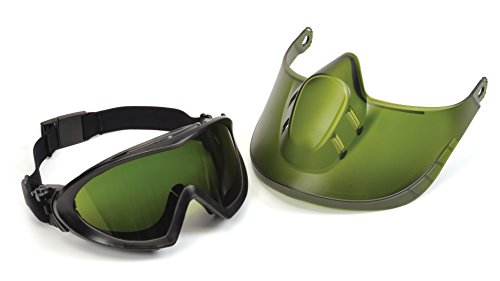 Pyramex Capstone Shield Safety Goggles Face Shield With IR3 Lens Protection