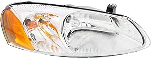 KarParts360 Compatible With Chrysler Sebring Headlight 2001 2002 2003 Passenger Side Halogen | Convertible/Sedan | CH2503128 | 4805820AA