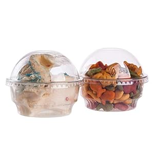 Golden Apple Eisbecher mit Deckel, 142 ml, 30er Set