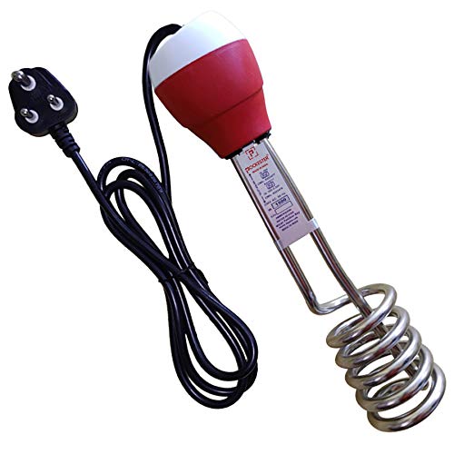 Pockester 1500W brass Immersion Rod Water Heater Geyser Shockproof u0026  Waterproof : Amazon.in: Home u0026 Kitchen