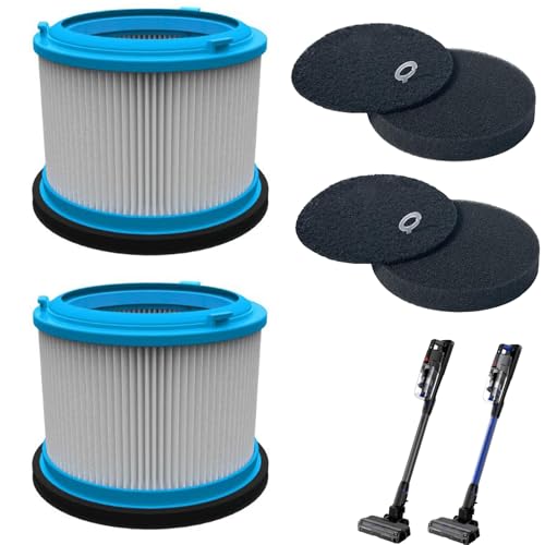 Image of 4052 Filters Kit for Bissell 4052 4039 4196K FurGuard 280W & FurFinder 200W | Replacement for 4137, 4051, 4205, 4026, 4031, 4173, 4194, 4172, 4342 Vacuum Parts, 2 Filters and 4 Pre-Filter Pads