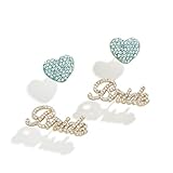 Picture of BaubleBar Something Blue Earring Set - Blue/Gold