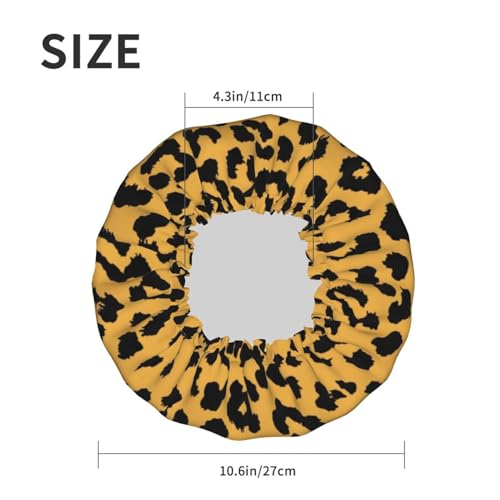 Bonnet de douche double couche réutilisable et imperméable avec élastique ajusté pour femme - 7