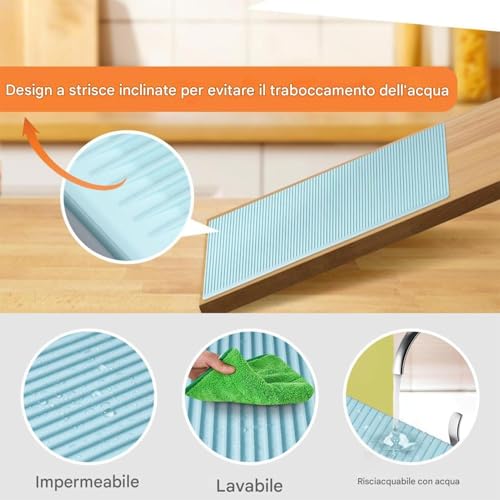 Alfombrillas protectoras de nevera reutilizables para evitar manchas de comida en los estantes 4