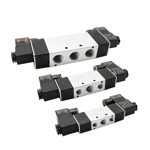 Vanne pneumatique 4V120-06 double bobine DC12V à commutation rapide - 4
