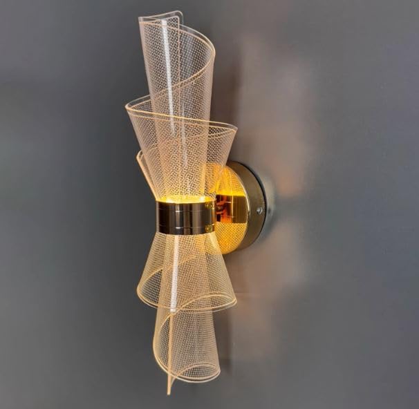 Image of Modern LED Wall Light for Home Decor - Stylish Decorative Lamp for Living Room, Bedroom, Hallway, Warm Ambient Lighting (Modern)